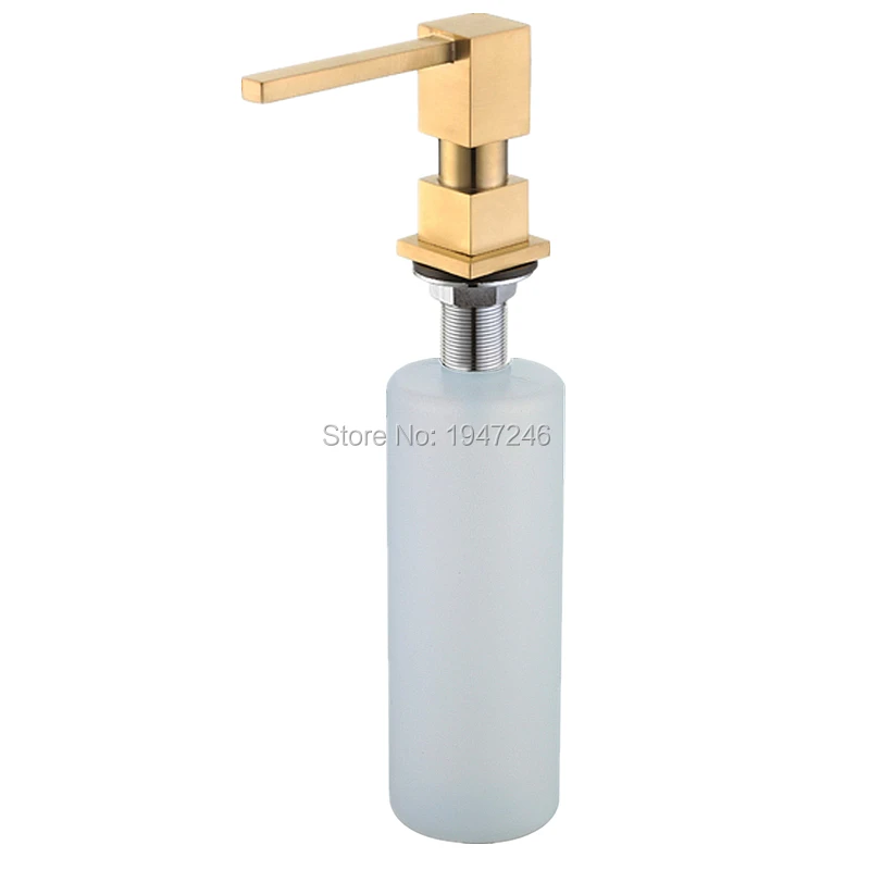 100% Solid Brass High Quality Built In Deck Mount Pump Countertop Kitchen Sink Soap Dispenser Set With ABS Pump & 10 Oz Bottle 100% Solid Brass High Quality Built In Deck Mount Pump Countertop Kitchen Sink Soap Dispenser Set With ABS Pump & 10 Oz Bottle