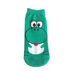 10 шт. = 5 пар, женские хлопковые носки Марио серии Для женщин короткие носки красочные из дышащей хлопковой ткани с принтом динозавра носки