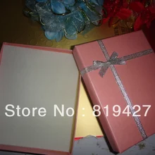 12 шт./лот, 11*13*2,5 см, розовые большие ювелирные наборы, коробка, ожерелье, серьги, кольцо, коробка, упаковочная коробка