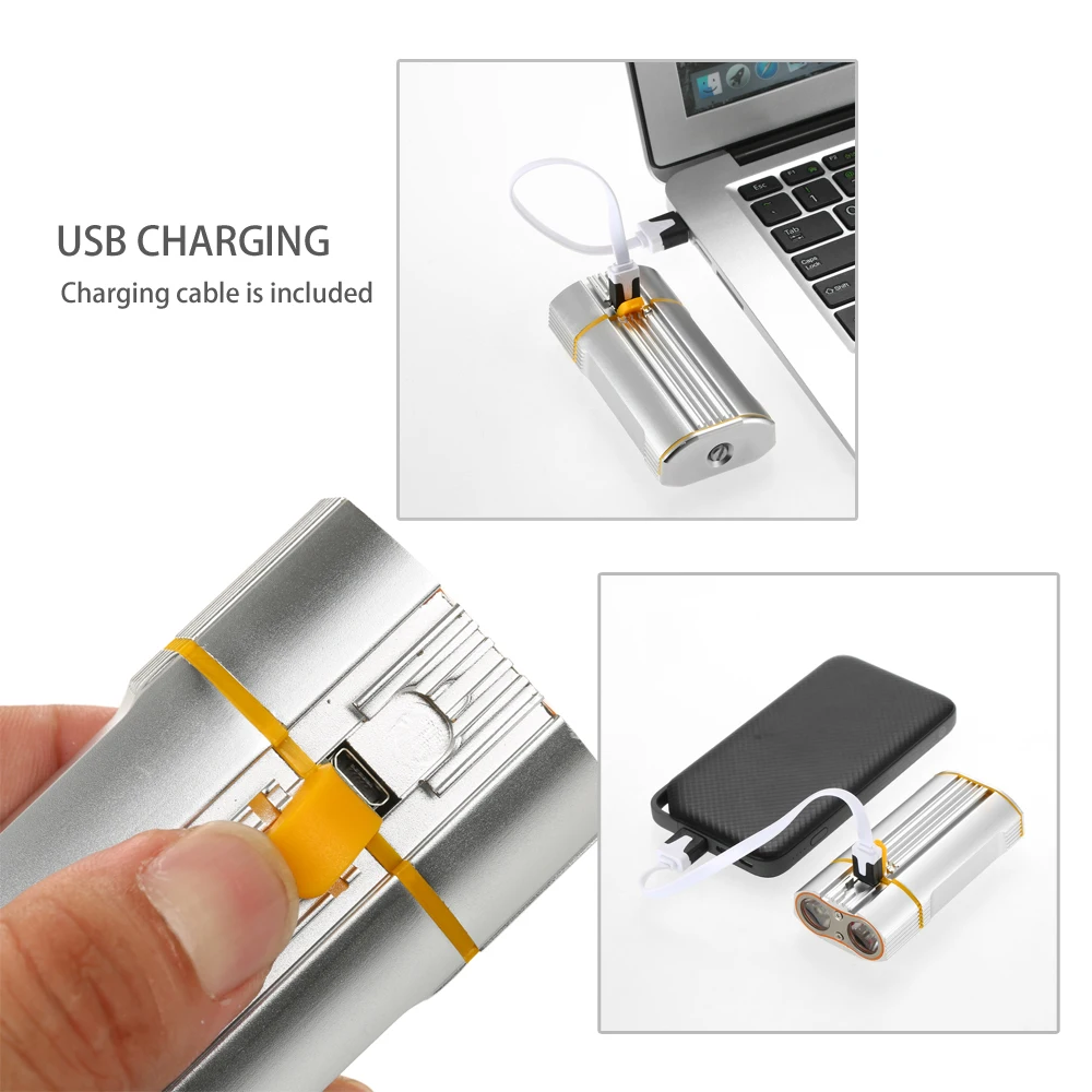 Best Super Bright Bicycle Light USB Rechargeable 800 LM Headlight Front Light Easy Installation Cycling Flashlight 4