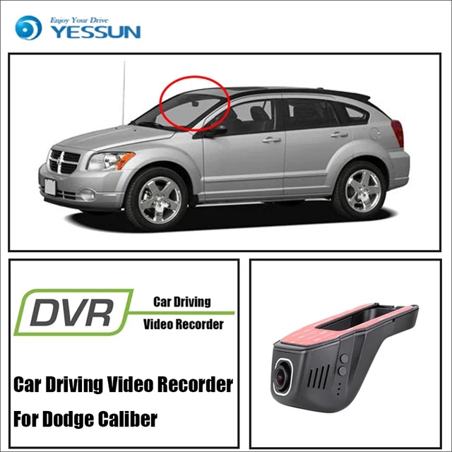 Best Value YESSUN Not Reverse Parking Camera Car DVR Digital Video Recorder for Dodge Caliber Front Camera Dash HD 1080P 
