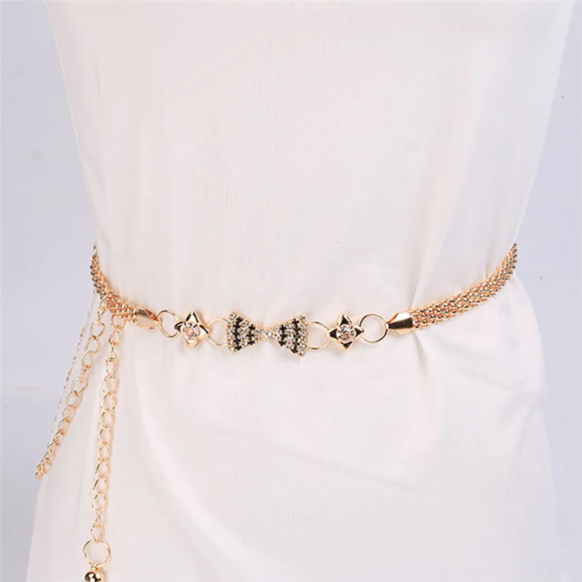 Chaîne en métal élégante pour femmes, Style pendentif, pour le corps