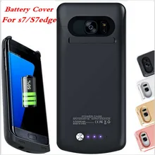 S7 Батареи Case Зарядное Устройство Для Samsung Galaxy S7 Edge Case Power Bank Зарядки Тонкий Тонкий Зарядное Устройство Крышка Внешняя Батарея Резервного Копирования дополнительные