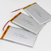 Gorący sprzedawanie 3 sztuk/partia baterie litowo-polimerowe 3.7v 505095 3000mAh akumulator litowo-polimerowy darmowa wysyłka