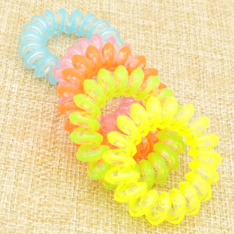 100 أجزاء/وحدة حجم 3.5 سنتيمتر مضان scruchies hairband مرونة الشعر حبل الشعر الفرقة سلك خط هاتفي