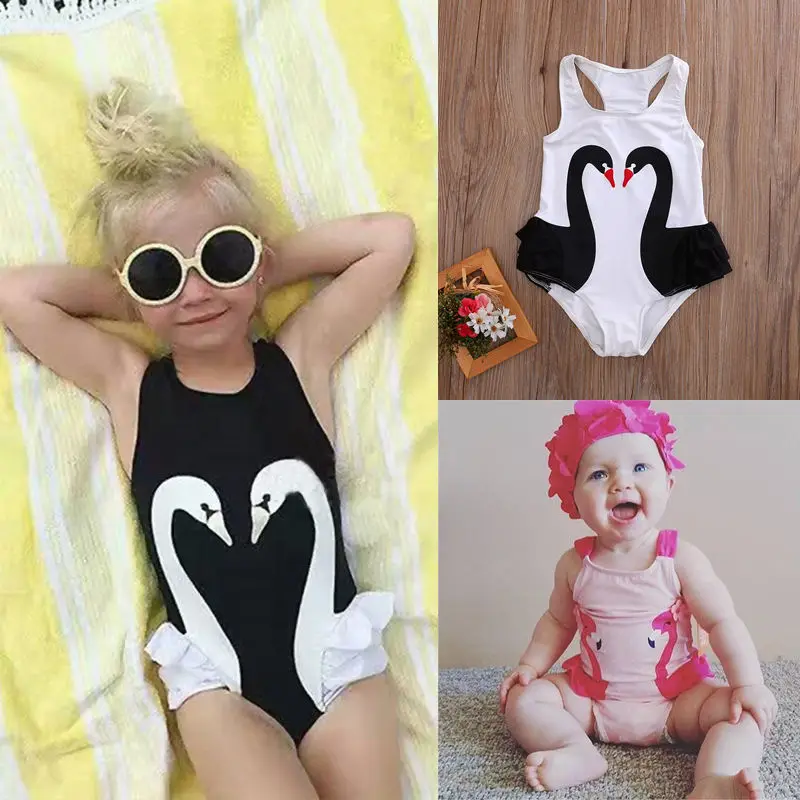 

Toddler Baby Kids Girls Tutu Swimsuit Swimwear Ruffle Bikini Skirt Bathing Suit