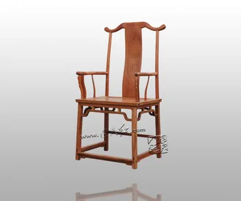 

Chinese Ming Dynasty Fourniture Four government-owned cap Chair Rustic Style Rosewood Fitment Outlet Traditional Wood Armchair