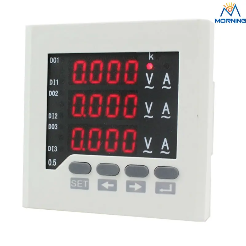 

3UIF63 72*72 mm Power supply AC/DC 85V-265V three phase current voltage digital combined meter
