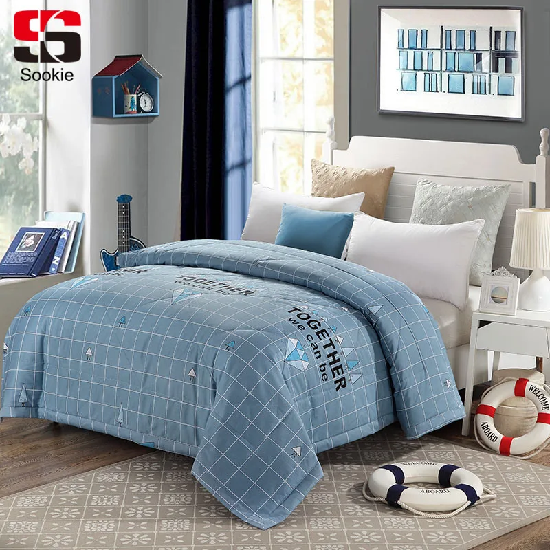 Sookie 100% Cotton Fabric Bedding Quilt Geometric Summer ...