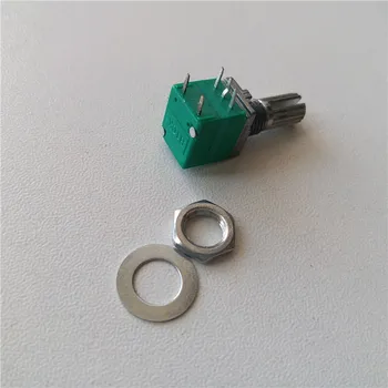 

20pcs B5K B10K B20K B50K B100K B500K potentiometer 5P potentiometer 097 with switch volume potentiometer 15mm handle for radio