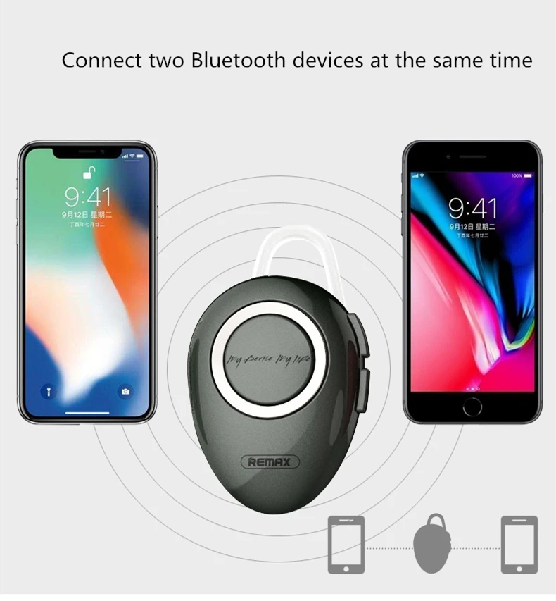 Новое поступление remax T22 мини беспроводные Bluetooth наушники V4.2 Автомобильная гарнитура с микрофоном для вождения автомобиля телефона спорта