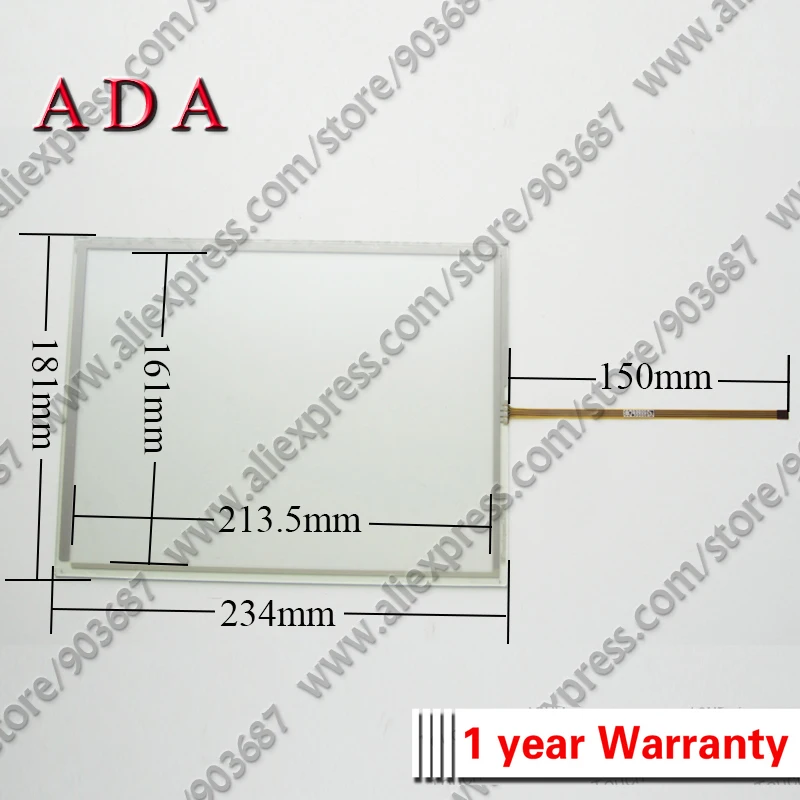 Сенсорный экран дигитайзер для 6AV6 643-0CD01-1AX1 сенсорная панель для 6AV6643-0CD01-1AX1 MP277 1" сенсорный с накладкой(защитная пленка