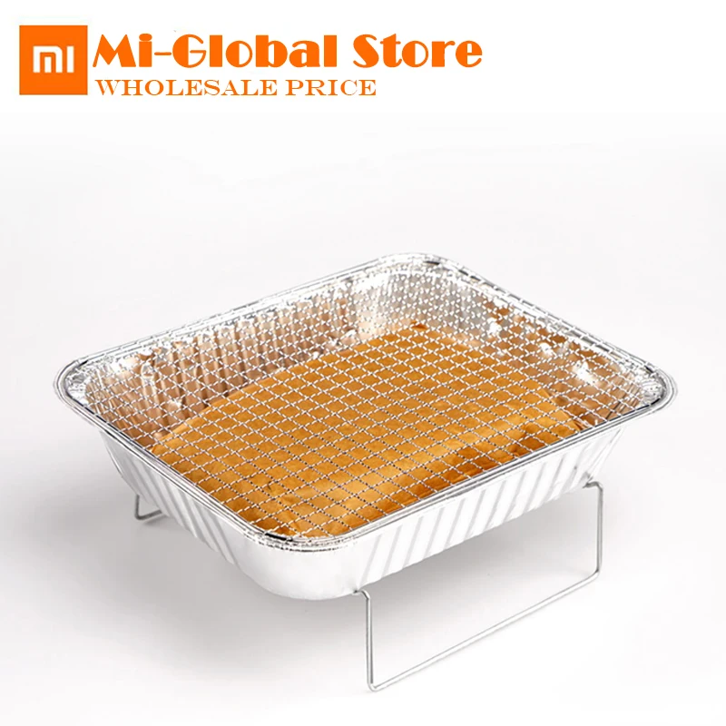 

New Original XiaoMi ZaoFeng disposable BBQ Grill Mini protable Barbecue for 2 to 3 people For Home Outdoor Park Use