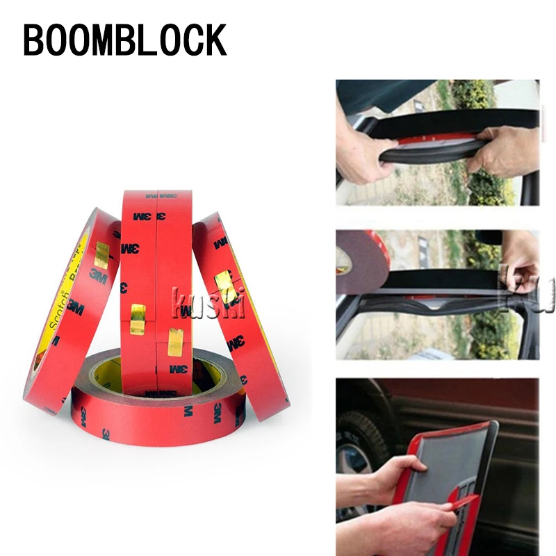 BOOMBLOCK 3M автомобильный Двойной Клейкой Ленте наклейки 6 30 мм для Bmw E46 E39 Audi A3 A6 C5 A4 B6