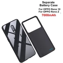 7000mAh External Battery Power Bank Charging Box for OPPO Reno Z Power Box Battery Case housing for OPPO Reno 10