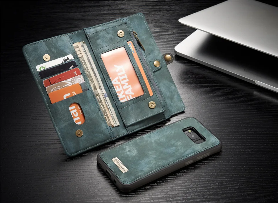 best galaxy s22 ultra case CaseMe S22 Ultra Case For Samsung S22 Galaxy S21 S10 9 Plus A33 A53 Leather Zipper Phone Wallet For Samsung S22 Ultra Phone Case galaxy s22 ultra leather case