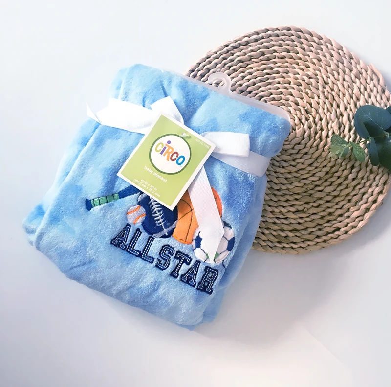 Baby Blankets New Thicken Double Layer Coral Fleece Infant Swaddle Bebe