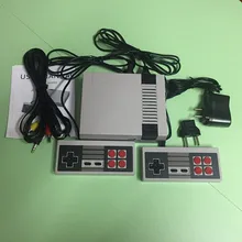 Rétro Classique Jeu Lecteur Famille TV Vidéo Jeu Consoles Enfance Intégré 600 Double contrôle de la poignée Pal Ntsc