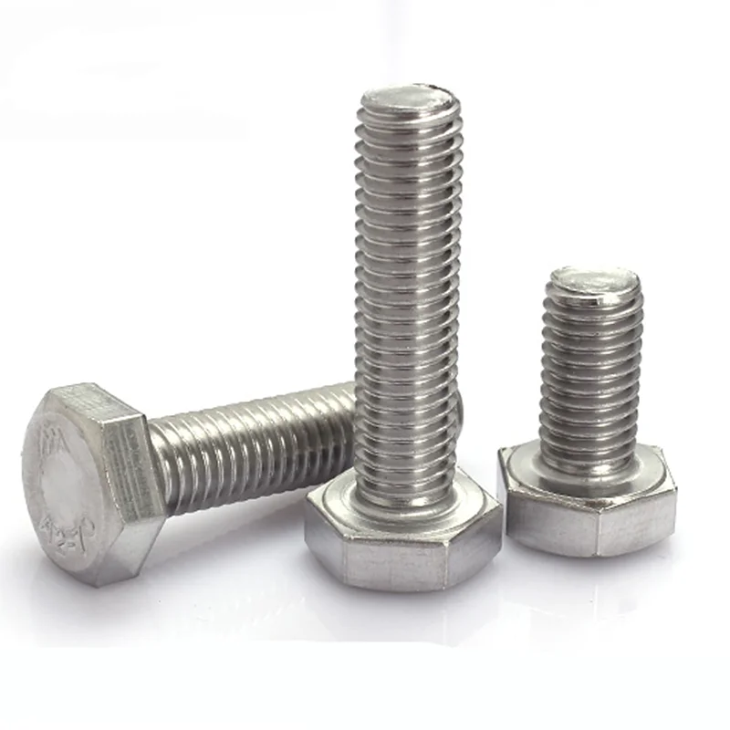 

5PCS M12 M14 M16 Stainless Steel 304 DIN933 HEXAGON SET SCREWS A2 MARINE GRADE STAINLESS STEEL FULLY THREADED BOLTS