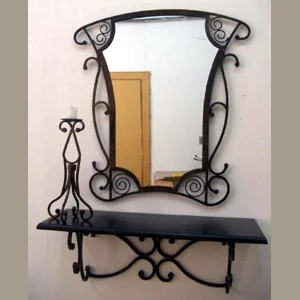 Wrought Iron Wall Mirror Vanity Frame Bathroom Wrought Iron Wall Mirror Vanity