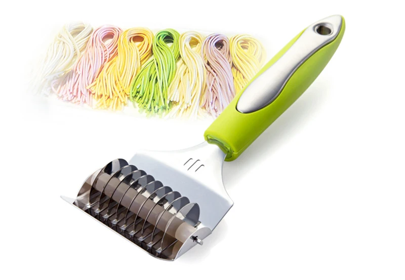 TUUTH Noodles Cut Knife Non-slip Handle Pressing Machine Kitchen Gadgets Spaetzle Makers Manual Section Shallot Cutter A2