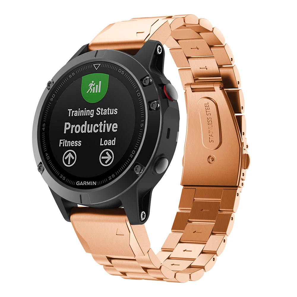Быстроразъемный ремешок для Garmin Fenix 6 pro 5/5 Plus из нержавеющей стали браслета 5