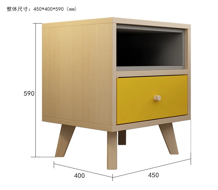 Тумбочки, мебель для спальни, сплошная деревянная прикроватная тумбочка mesita de noche, настольный шкаф с выдвижными ящиками