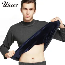 Мужские кальсоны, хит, зимние, флисовые, толстые, теплые, с высоким воротником, мужские, термобелье, наборы, мягкие, одноцветные, 3XL размера плюс