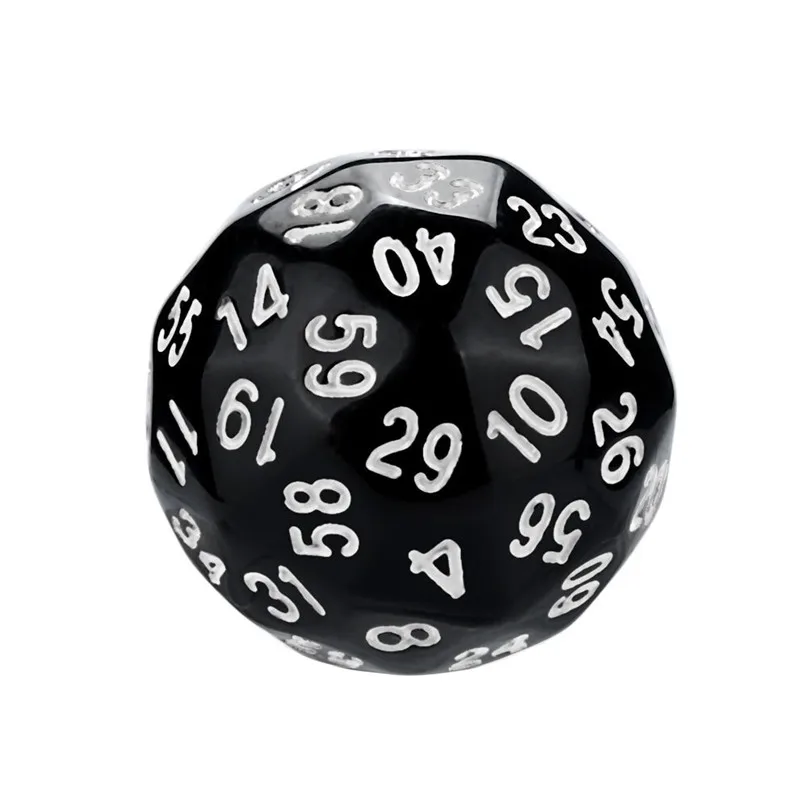 1Pcs Game Dice Dungeons Dragons Polyhedral D60 Multi Sided Dice Digital Dice Game Party Entertainment Equipment #2N22 (5)
