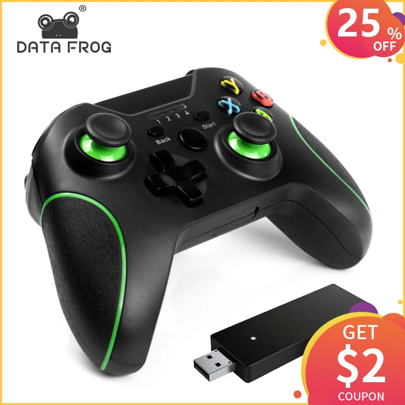

Data Frog 2.4GHz Wireless Gamepad Support For PS3 XBox One Console For PC For Android smartphones Joystick Controle