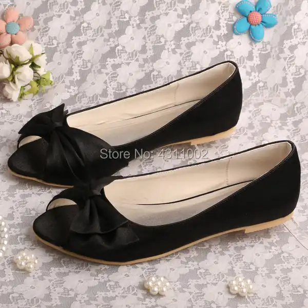 open toe ballet pumps