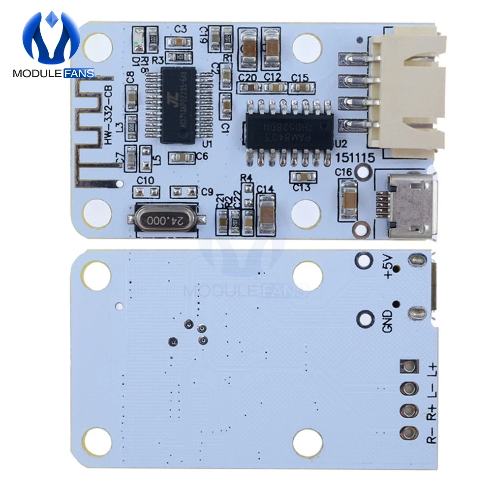 PAM8403 3 Вт + беспроводной USB модуль Bluetooth 4 0 аудио приемник стабильный цифровой
