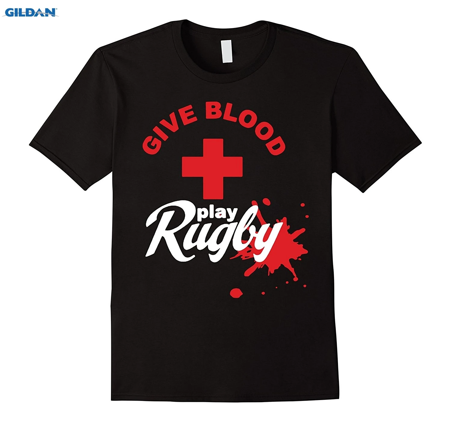 Rugbing قميص-افساح المجال الدم Rugbies تي شيرت العادي قصيرة الأكمام القطن T قميص رجل المحملة القمصان الأزياء 2019 الملابس
