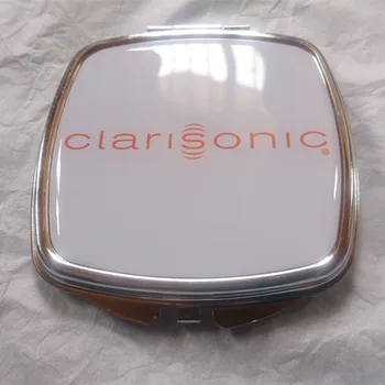 

Custom Made Brand Logo Pocket Makeup Mirror for Cosmetics Company Promotion Giftsware Anniversary Souvenir Gifts Epoxy Domed