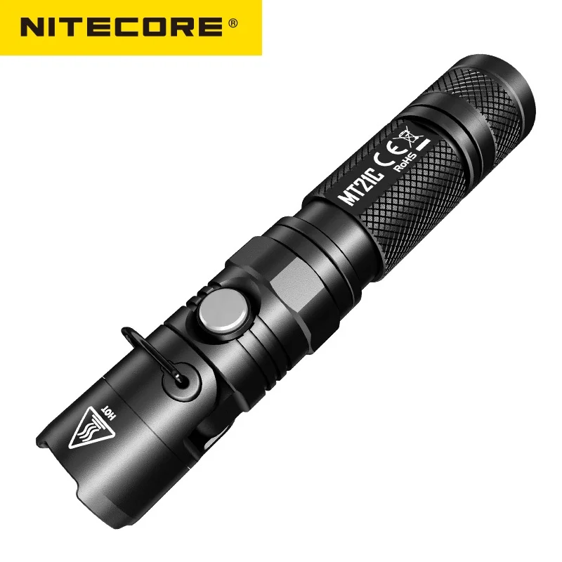 NITECORE MT21C фонарь Anglelight CREE XP-L HD V6 1000LM 90 градусов регулируемый угол головы светодиодный фонарик на 18650 батареи - Испускаемый цвет: no battery