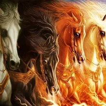 На заказ Алмазная картина eigen foto Птица Животные лошадь 5d diy Мандала Алмазная картина Полная площадь/круглые фильмы для украшения дома