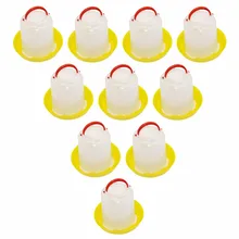 10 conjuntos de bebedouro de frango, fonte de alimentação de animais para beber pássaro e aves, equipamento de galinha no atacado, frete grátis