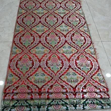 Китайский ветер платья wo монгольский Тибетский халат ткань декоративная шелковая жаккардовая парчовая ткань ручной работы