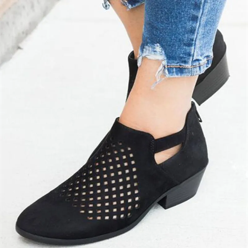 Г. брендовая Летняя женская обувь из дышащего сетчатого материала, большие размеры 34-41 женские сандалии - Цвет: Черный
