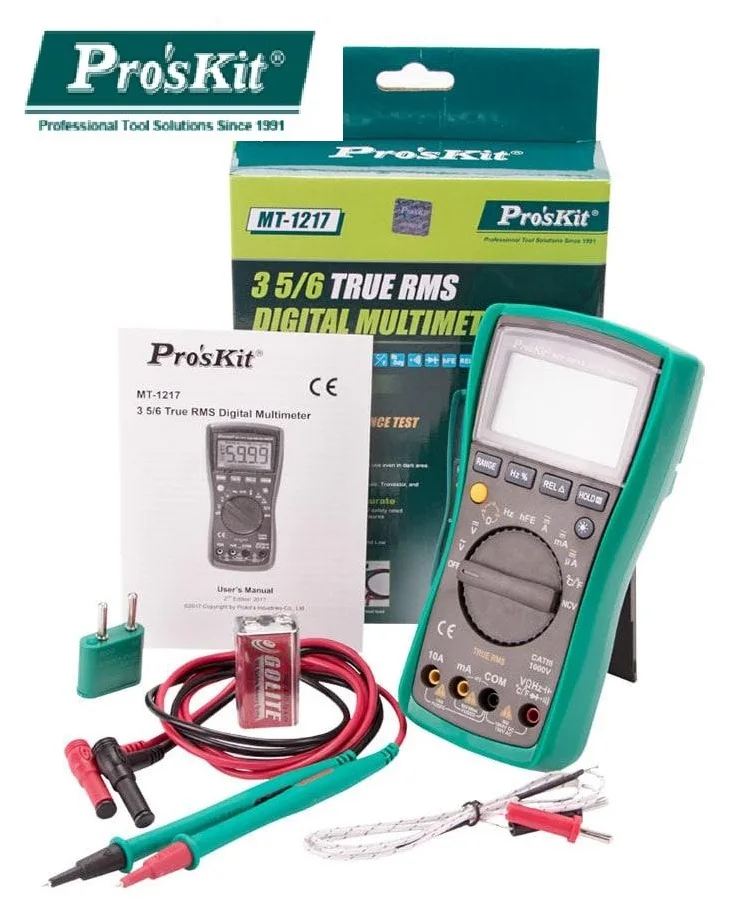 Pro 'skit MT-1217 Safety Standard Professional Ohm Test Meter DC AC Voltage Current Resistance Analog Multimeter MT-1217-C |