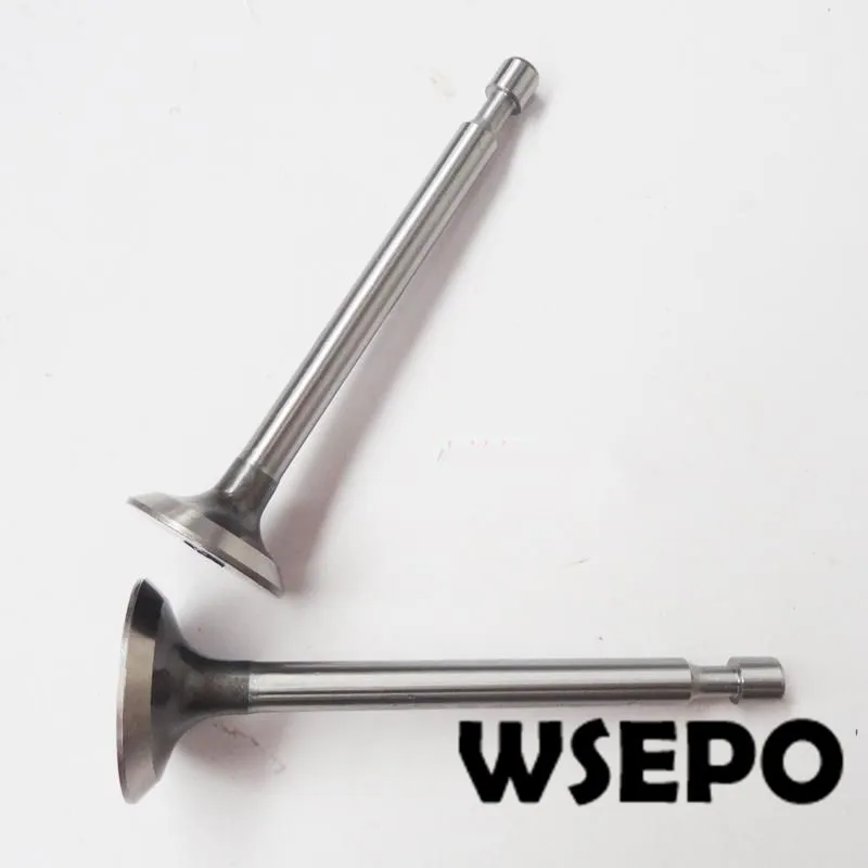 Качество chongqing! Впускной и выпускные клапаны комплект для EY20/167F с воздушным охлаждением 4-тактный маленький газолиновый двигатель, RGX2400 генератор Запчасти