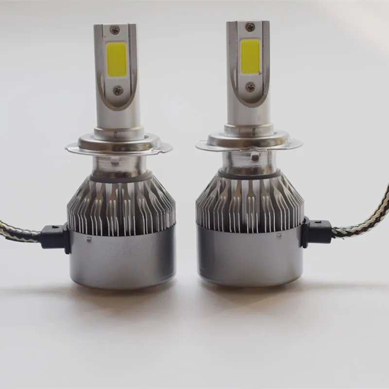 

Super Bright All in One COB Auto Car Headlights H7 LED H8 H11 Single Beam 72W 7600lm 12V 6500K Front Bulb Automobiles Headlamp