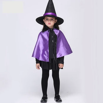 

New Halloween Witches Witch As fashion Halloween Children's Clothing Witch Dress Girls Witch Suit Cosplay