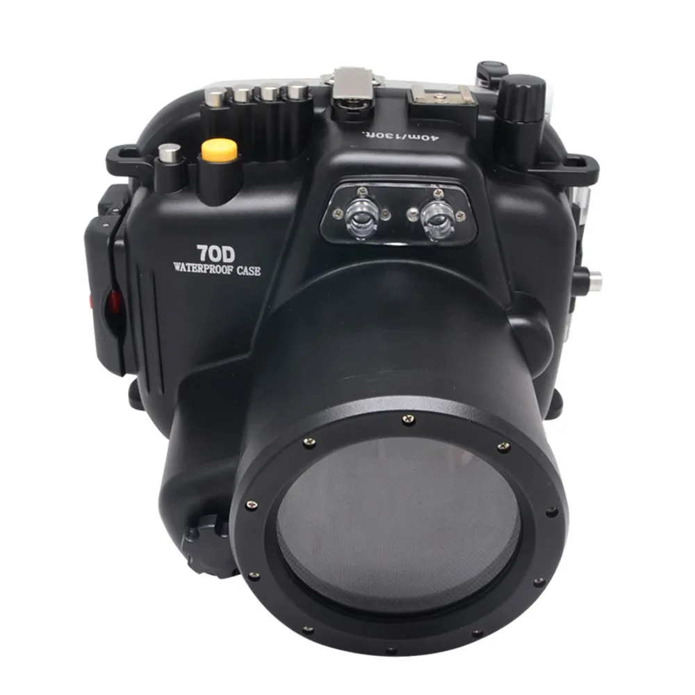 Mcoplus 40M водонепроницаемый чехол для подводной камеры для объектива Canon EOS 70D 18-135 мм