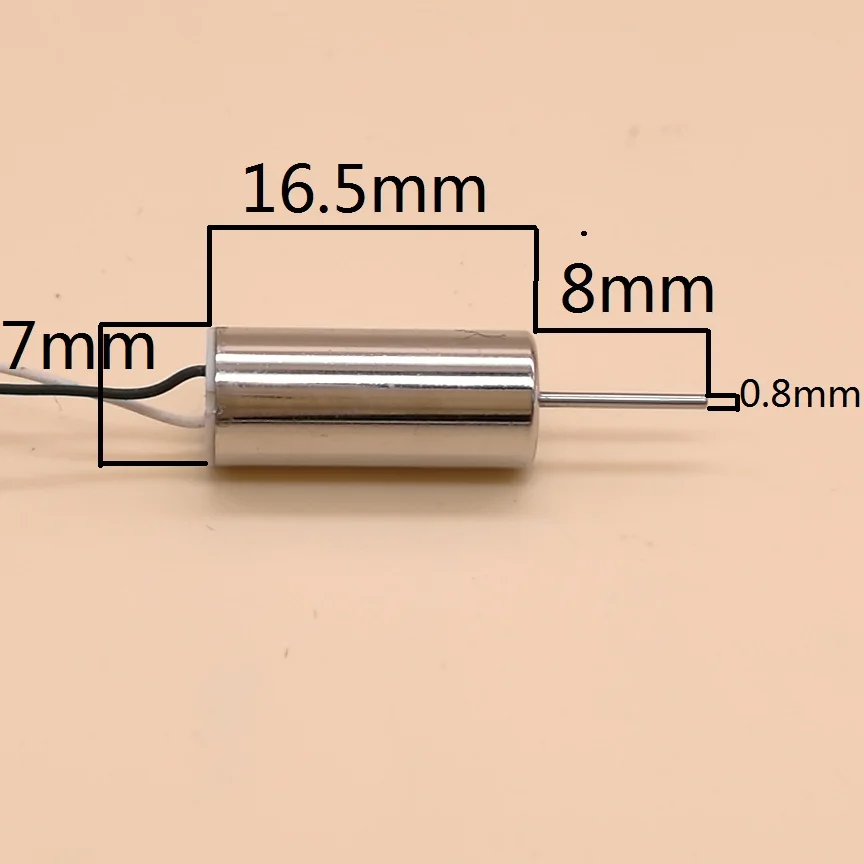 4 шт./лот микро Бессердечный двигатель 716 для DIY вертолета 3.7VDC 45000 об/мин 7*16 мм 7 мм x 16 мм