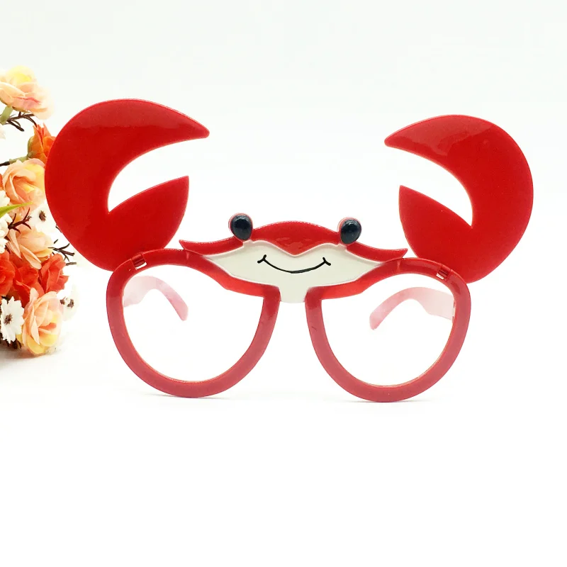 Funny Foldable Crab Costume Glasses Novelty Sunglasses Birthday Beach