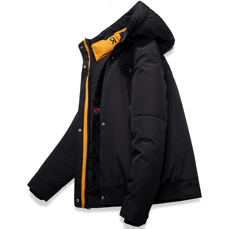 Новые мужские парки зимняя куртка и пальто Мужская s парка на подкладке толстые теплые пальто Верхняя одежда chaquetas hombre invierno LBZ122