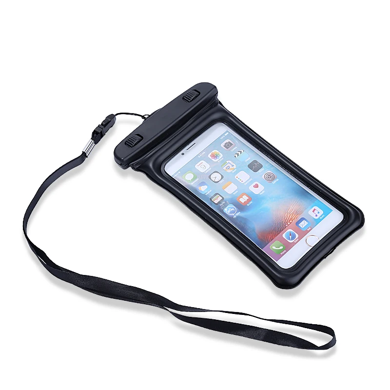 Waterproof Case Bubble Float Bag Cover For iPhone 6 6s 7 8 Plus X Samsung S9 Xiaomi redmi 5 plus HUAWEI P20 lite Water proof