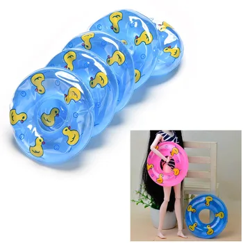 

5 Pcs Doll Lifebuoy For Cutes High Quality Mini 1:6 Doll Swimming Buoy Lifebuoy For Cutes Baby Toys Best Gift Color Random