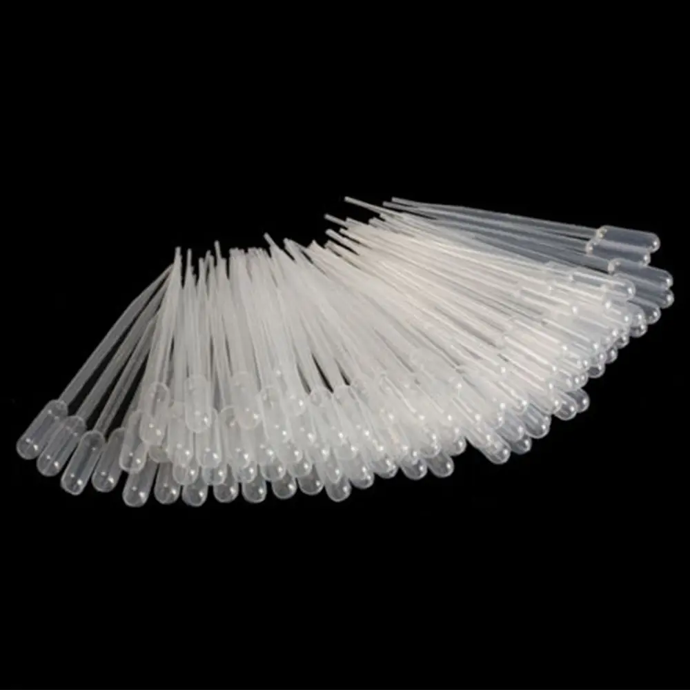 

New 100Pcs Disposable Plastic Transfer Dropper Perfume Eye Dropper Practical Multi-function Dropper Refillable Bottles